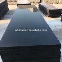 Wholesale China Natural Absolute Black Granite Slabs With Polished Surfaces